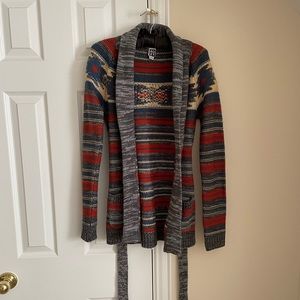 Roxy cardigan. Size small